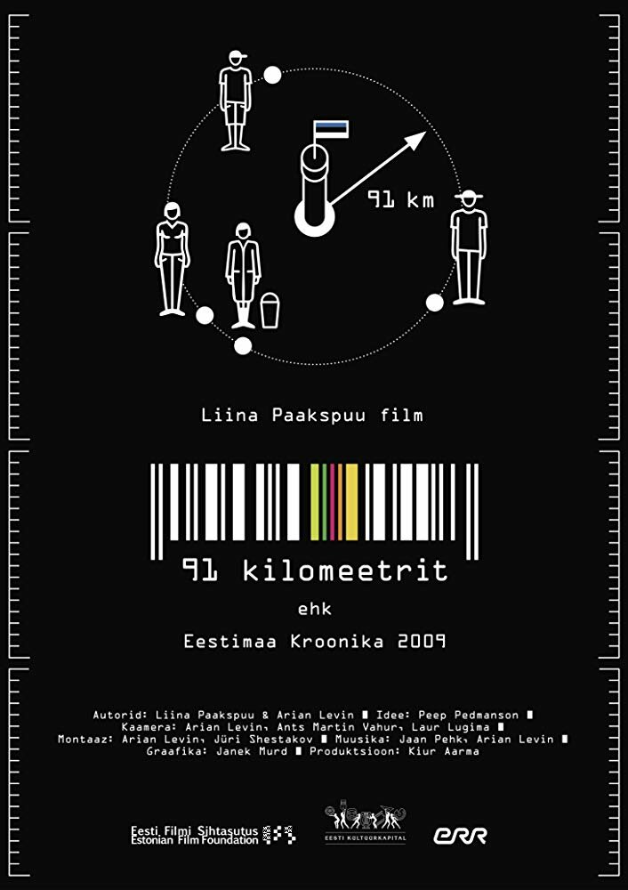 91 Kilometers. Chronicle of Estonia 2009 (2010) постер